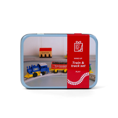 Apples To Pears Gift In A Tin Wind Up Train Set